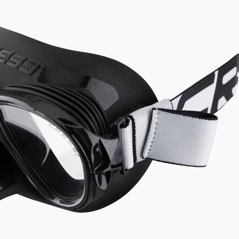 Cressi Samoa Tauchmaske schwarz/schwarz 4