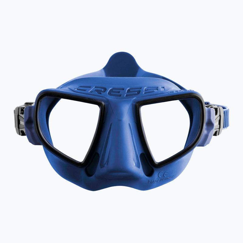 Cressi Atom blau Metall/schwarz Tauchmaske 2