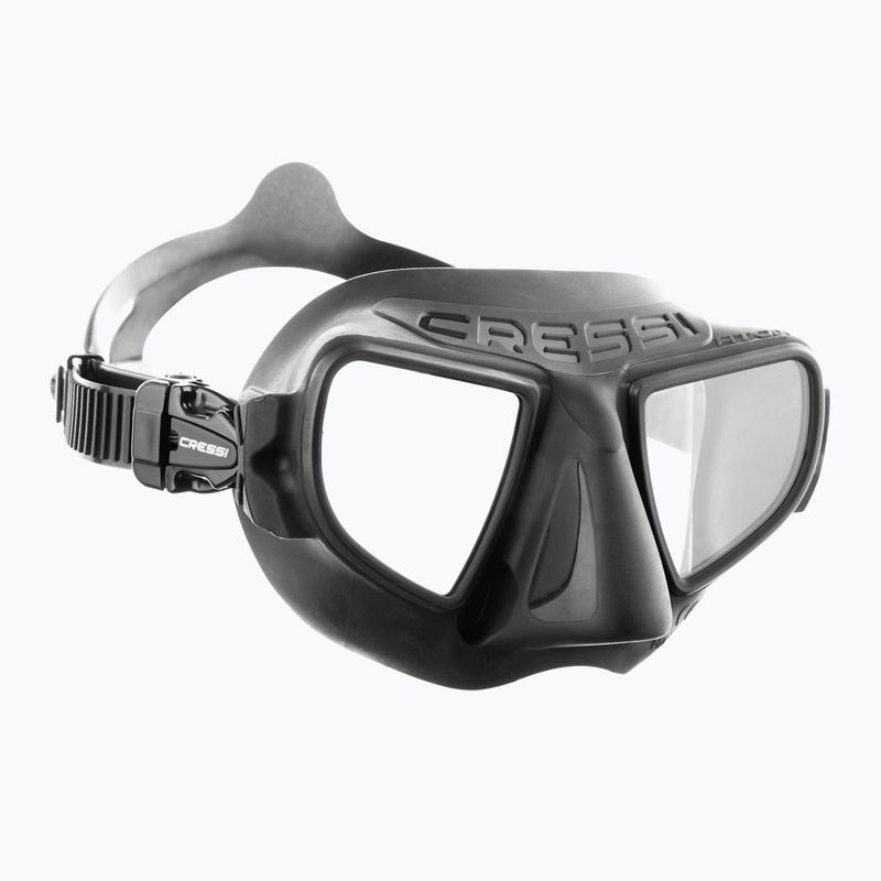 Cressi Atom Tauchmaske schwarz/schwarz
