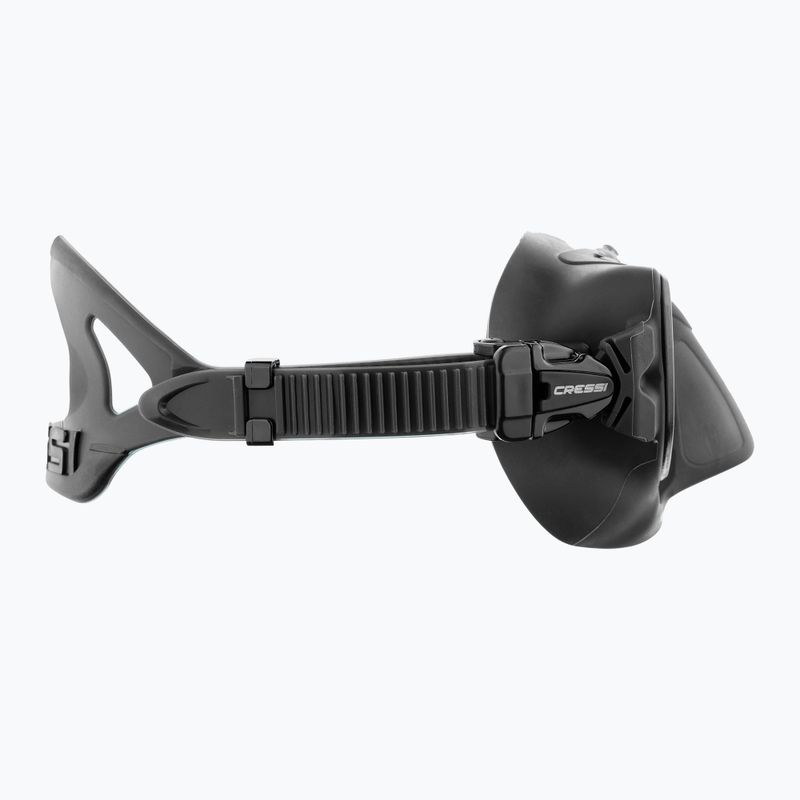 Cressi Atom Tauchmaske schwarz/schwarz 3
