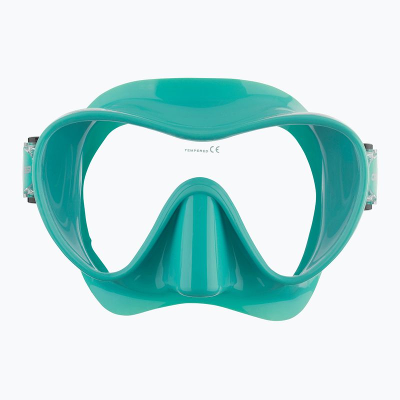 Cressi F1 aquamarinfarbene Tauchmaske 2