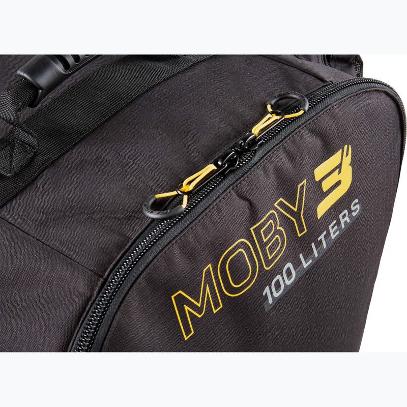 Cressi Moby 3 100 l Reisetasche schwarz/gelb 5