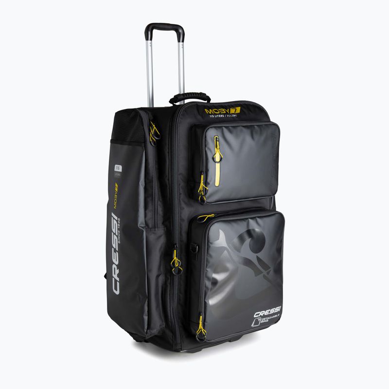 Cressi Moby 7 Reisetasche 115 l schwarz/gelb