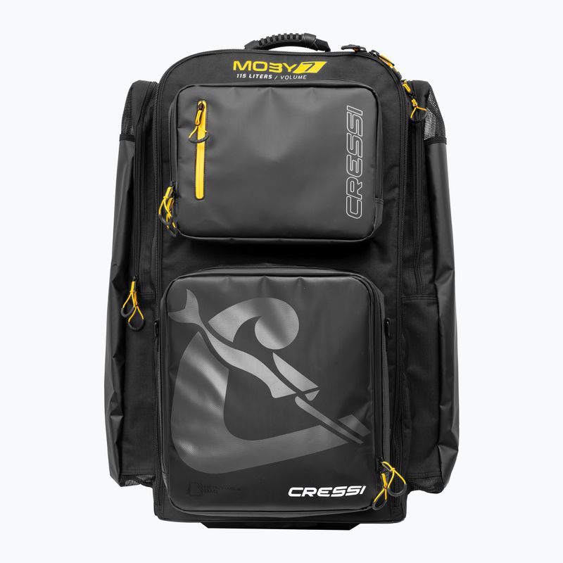 Cressi Moby 7 Reisetasche 115 l schwarz/gelb 2