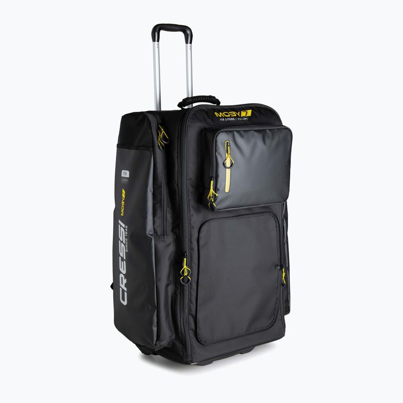 Cressi Moby 7 Reisetasche 115 l schwarz/gelb 3