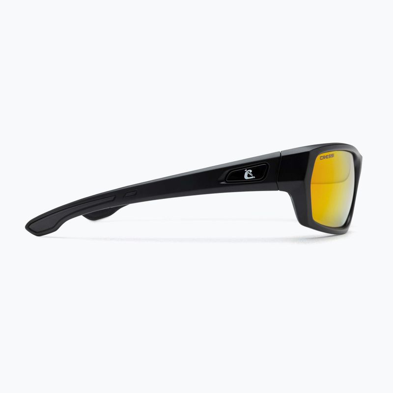 Cressi Bill schwarz/orange verspiegelte Sonnenbrille 4