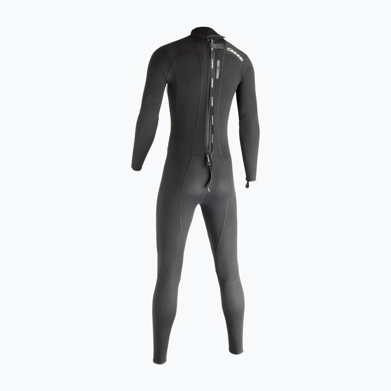 Damen Schwimm-Neoprenanzug Cressi Fast Monopiece 1 mm black/grey 2