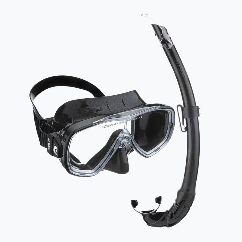 Cressi Onda + Mexico + Anti Fog Tauchkit 60ml schwarz