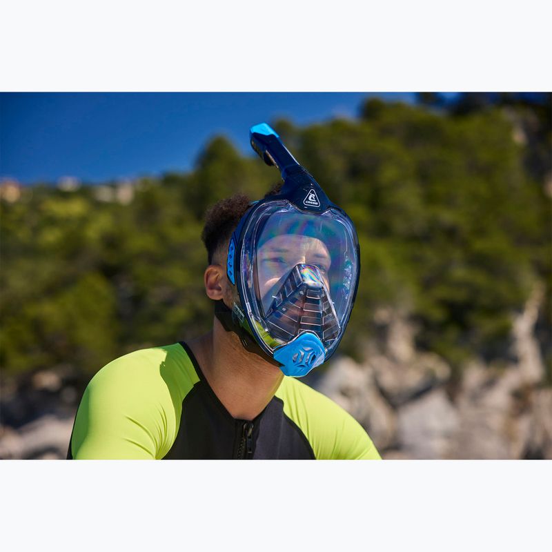 Cressi Bali Full Face Schnorchelmaske schwarz/blau 7