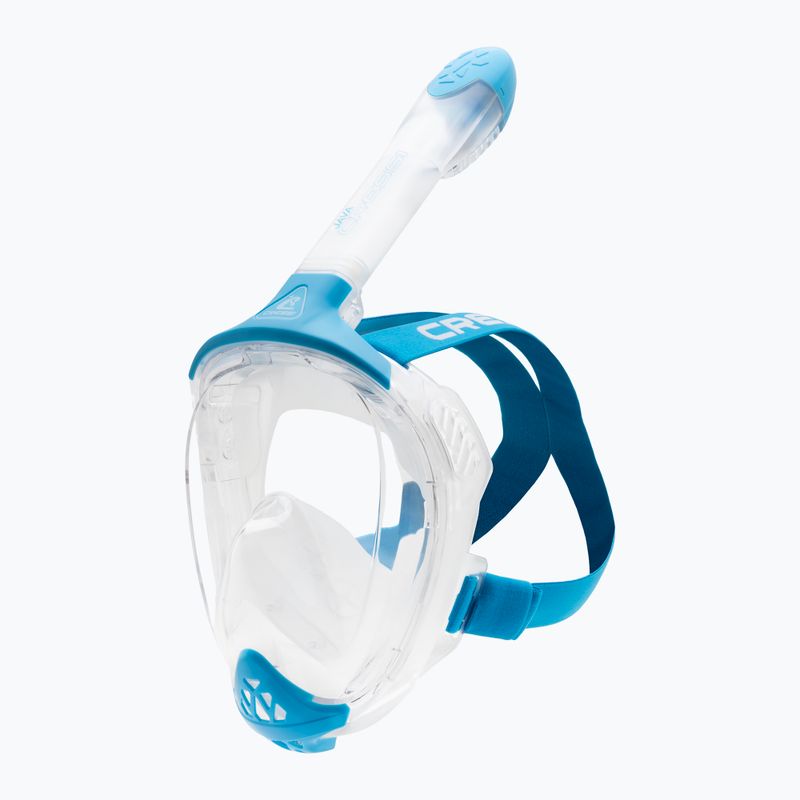 Vollgesichts-Schnorchelmaske Cressi Java Full Face clear/blue 2