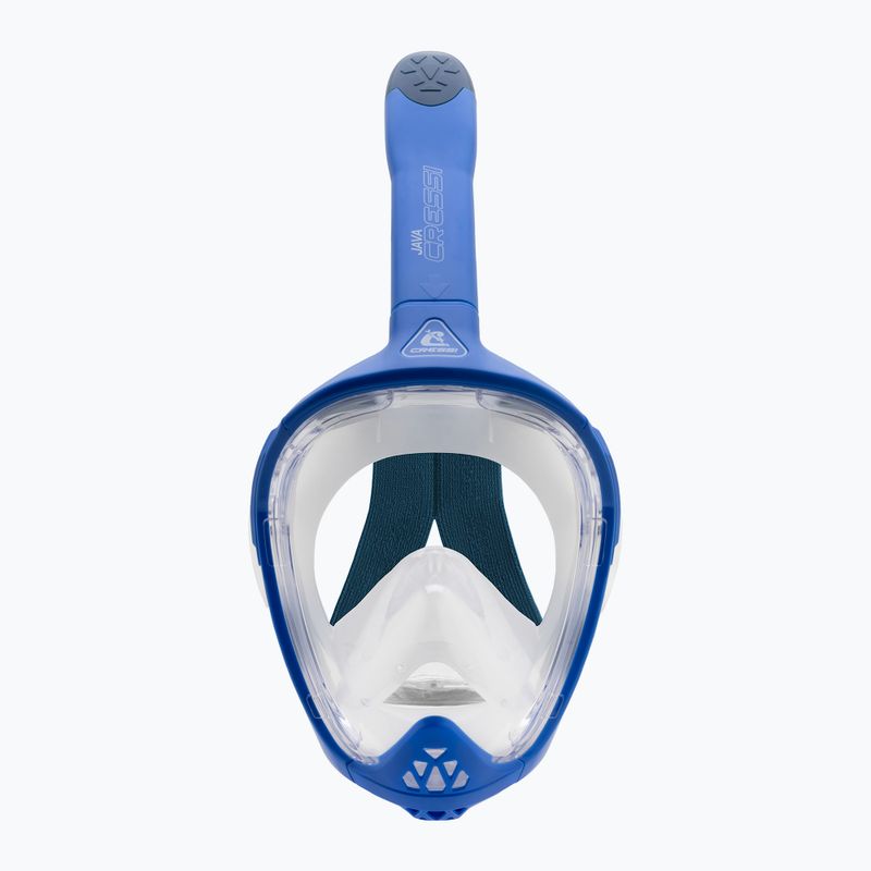 Vollgesichts-Schnorchelmaske Cressi Java Full Face blue/blue navy 3