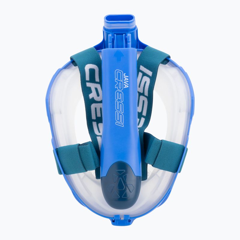 Vollgesichts-Schnorchelmaske Cressi Java Full Face blue/blue navy 5