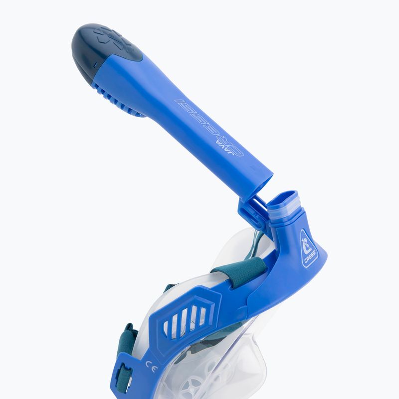 Vollgesichts-Schnorchelmaske Cressi Java Full Face blue/blue navy 7