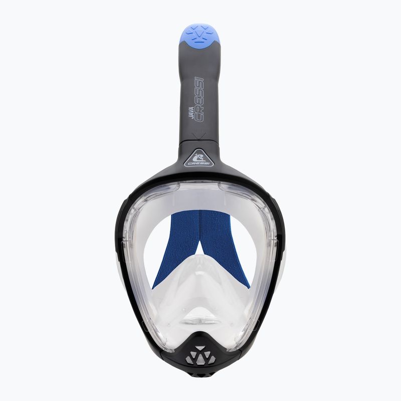 Vollgesichts-Schnorchelmaske Cressi Java Full Face black/blue 3