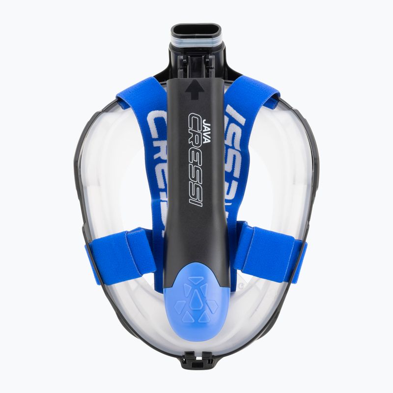 Vollgesichts-Schnorchelmaske Cressi Java Full Face black/blue 5