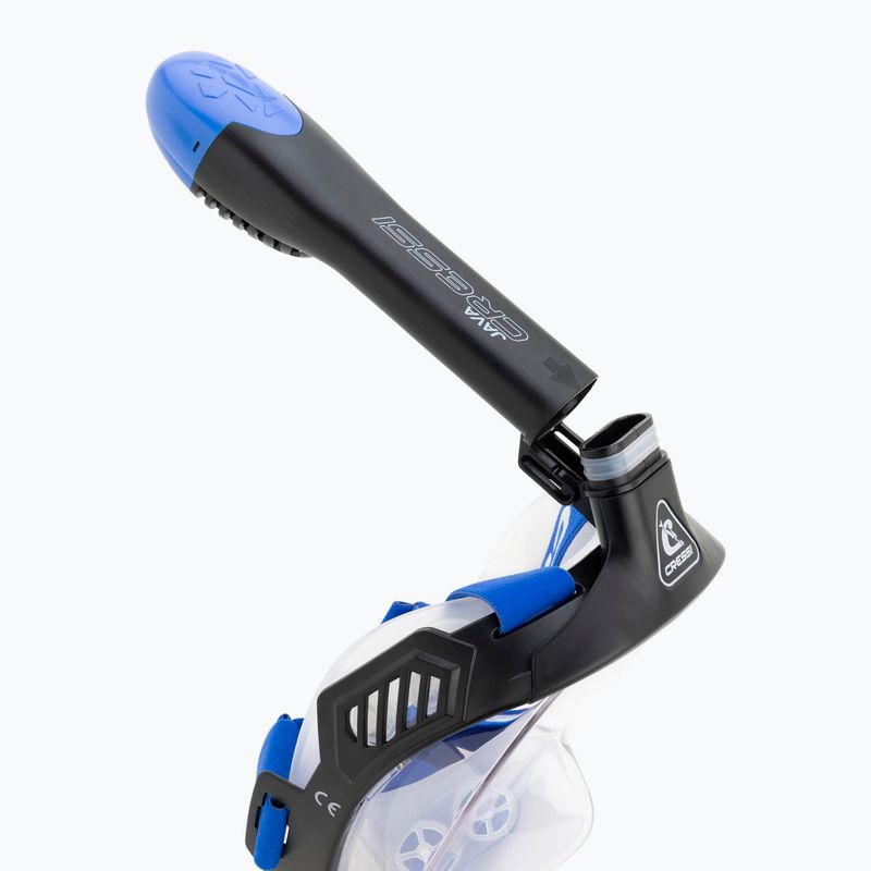 Vollgesichts-Schnorchelmaske Cressi Java Full Face black/blue 7