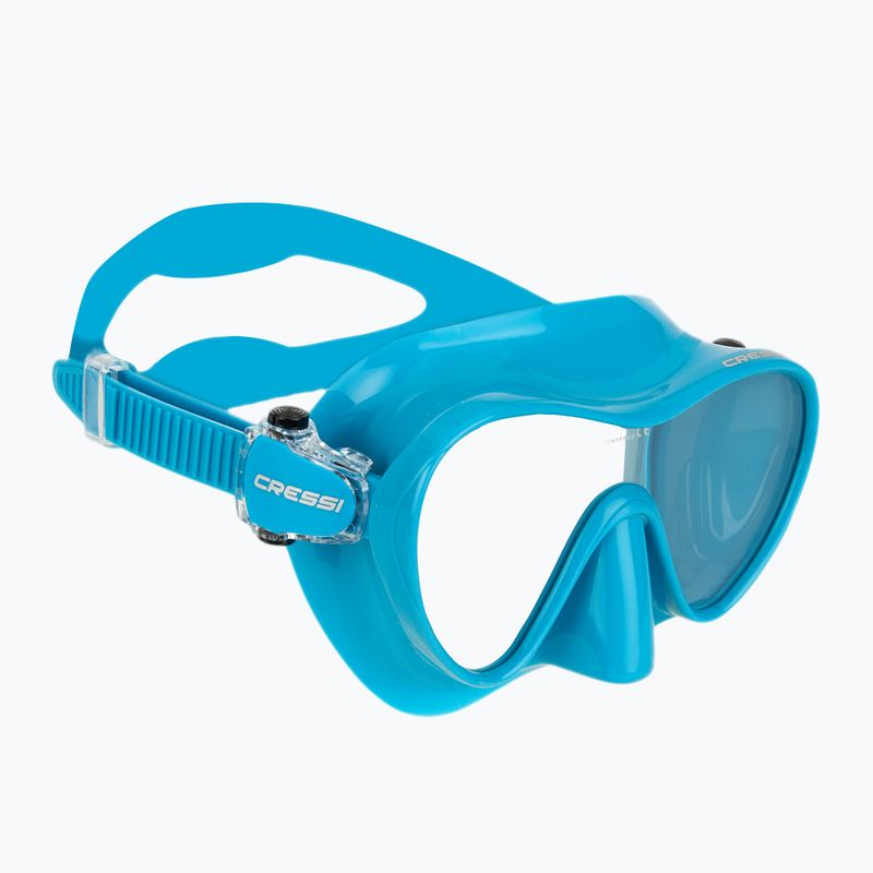 Cressi F1 Kleine türkisfarbene Tauchmaske