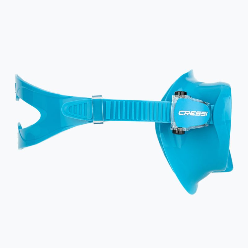 Cressi F1 Kleine türkisfarbene Tauchmaske 3