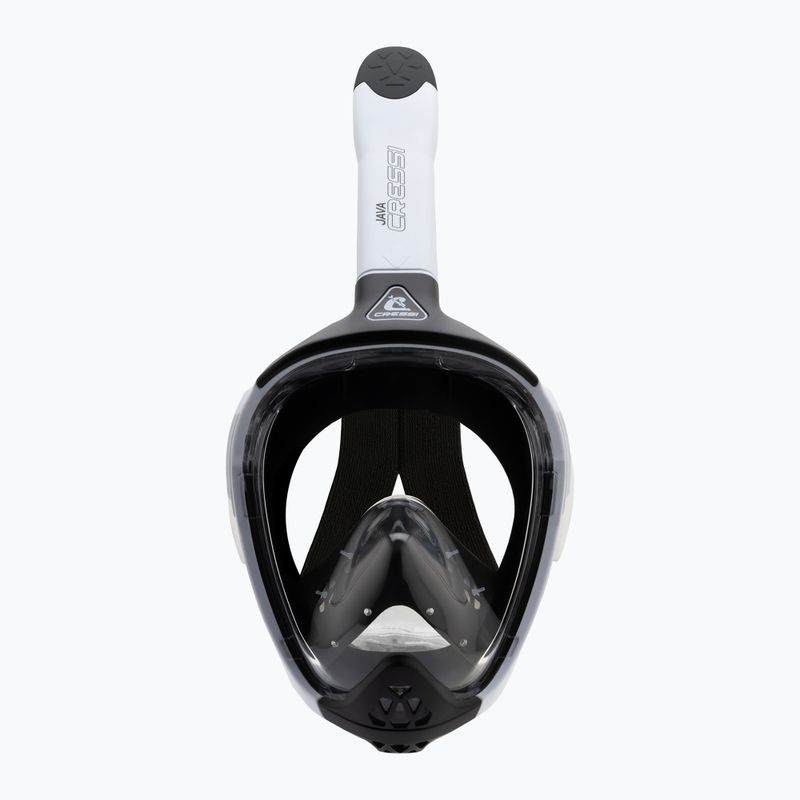 Vollgesichts-Schnorchelmaske Cressi Java Full Face white/black 4