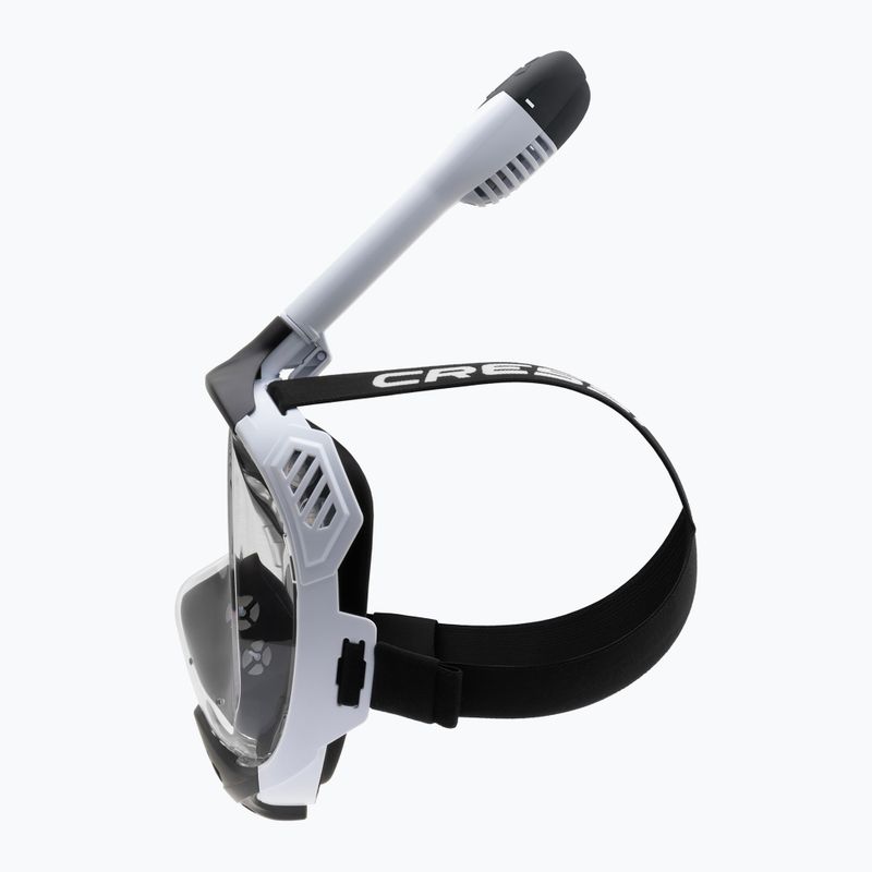 Vollgesichts-Schnorchelmaske Cressi Java Full Face white/black 5