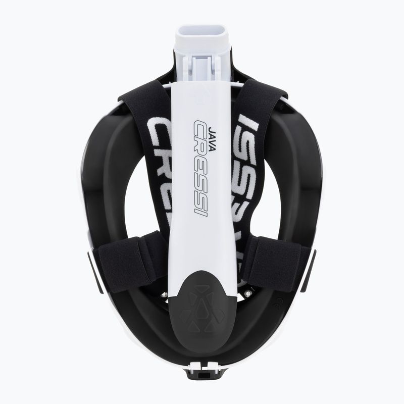 Vollgesichts-Schnorchelmaske Cressi Java Full Face white/black 6