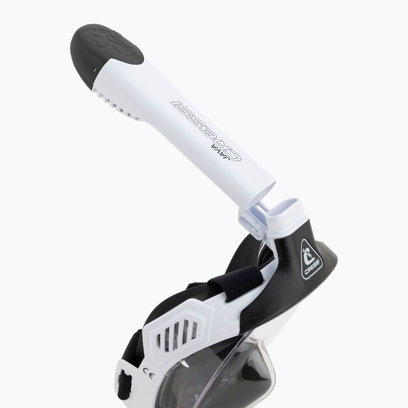 Vollgesichts-Schnorchelmaske Cressi Java Full Face white/black 7