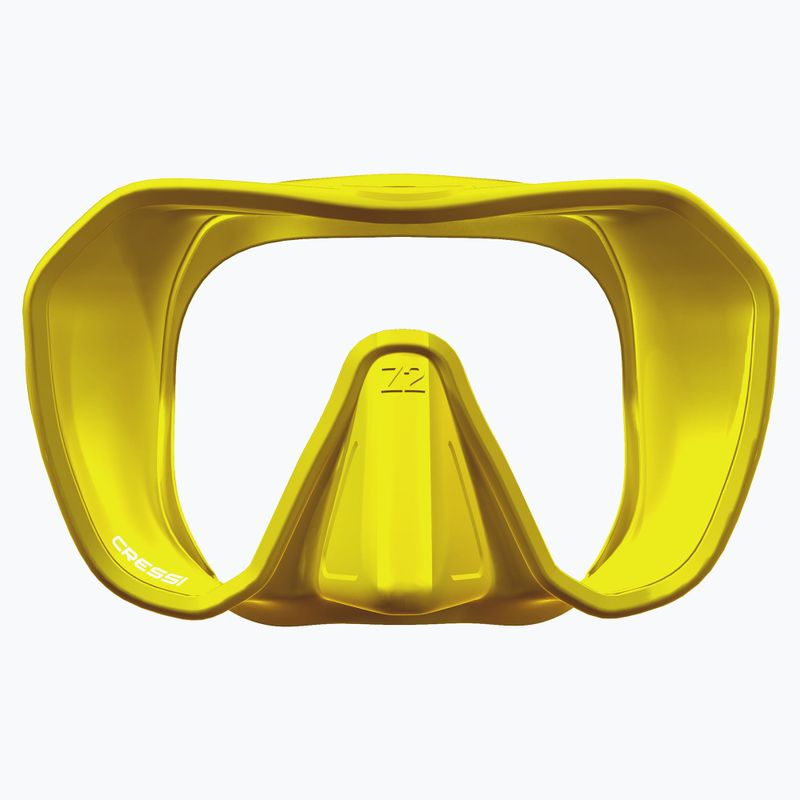 Cressi Z2 Small Tauchmaske gelb 2
