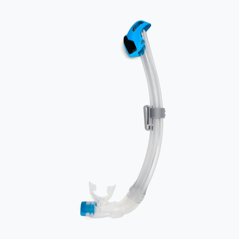 Cressi Marea + Seal Dry Jr klar/azurblaues Tauchset 3