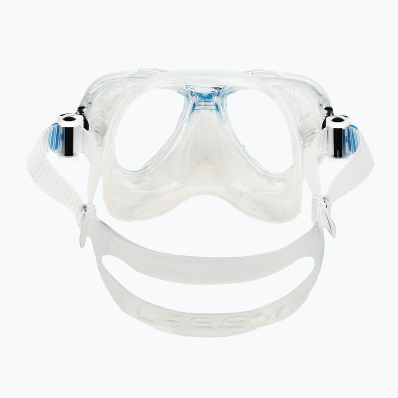 Cressi Marea + Seal Dry Jr klar/azurblaues Tauchset 6