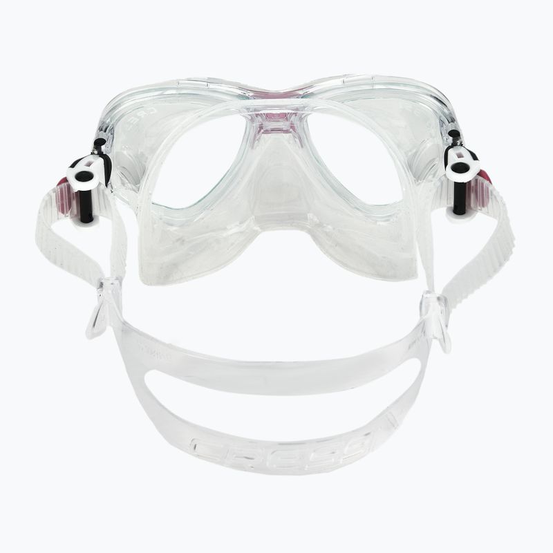 Cressi Marea + Seal Dry Jr Tauchset klar/rosa 6
