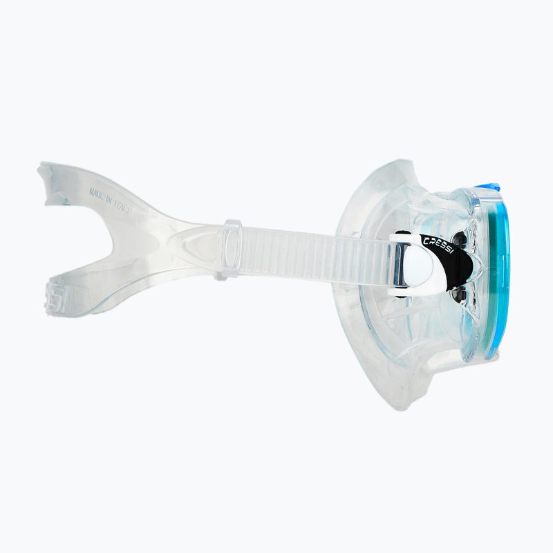 Cressi Estrella + Seal Dry Tauchset klar/quamarin 5