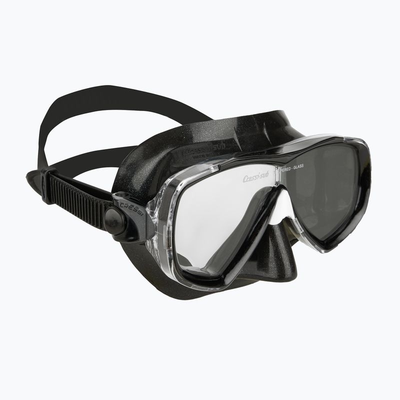 Cressi Estrella + Seal Dry Tauchset schwarz/schwarz 2