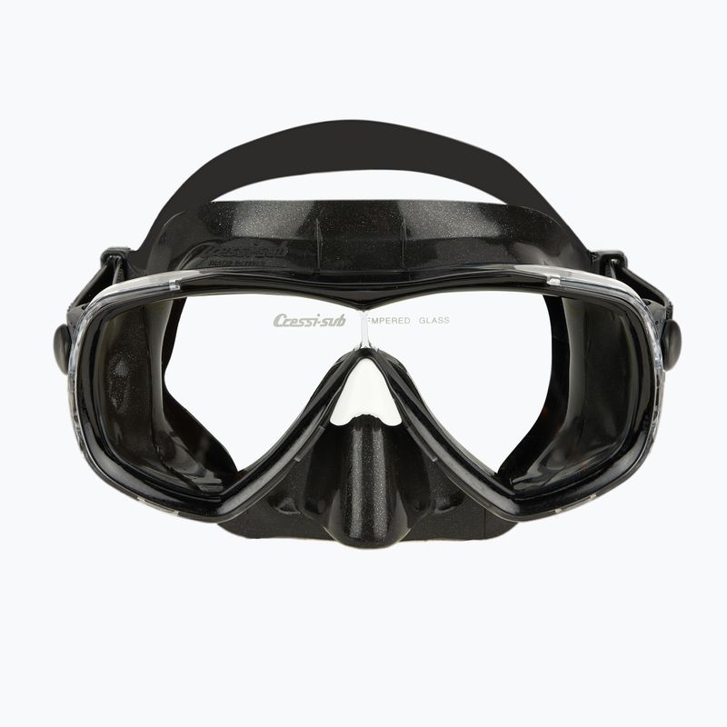 Cressi Estrella + Seal Dry Tauchset schwarz/schwarz 4
