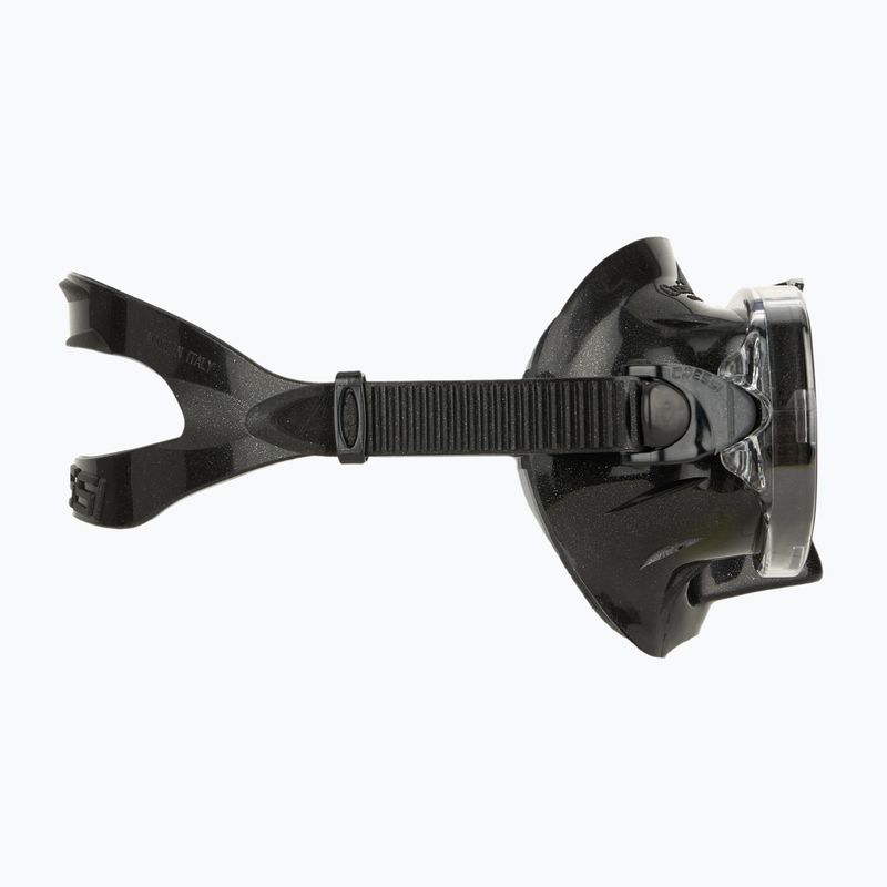Cressi Estrella + Seal Dry Tauchset schwarz/schwarz 5