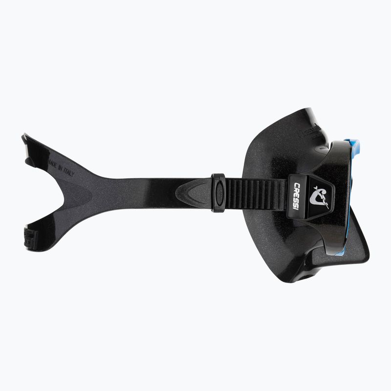 Cressi Perla Tauchmaske schwarz/blau 3