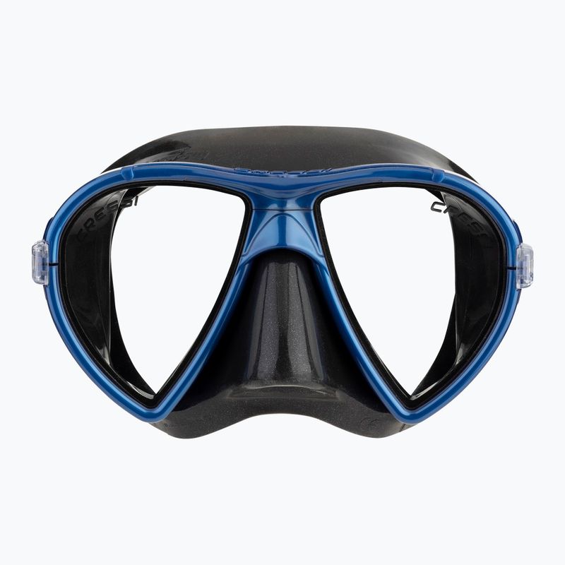 Cressi Ocean Tauchmaske schwarz/blau 2