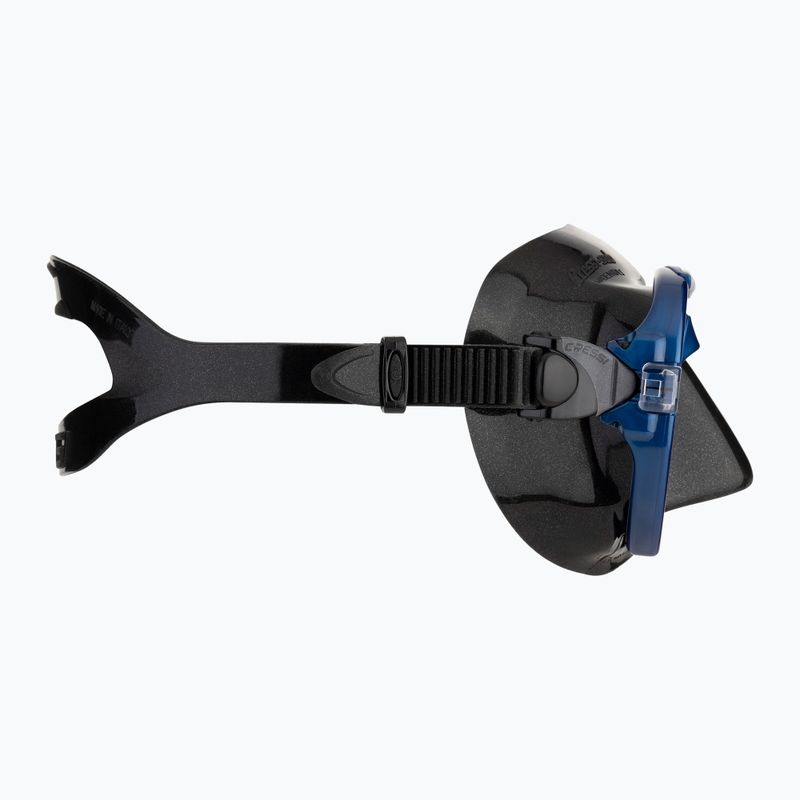 Cressi Ocean Tauchmaske schwarz/blau 3