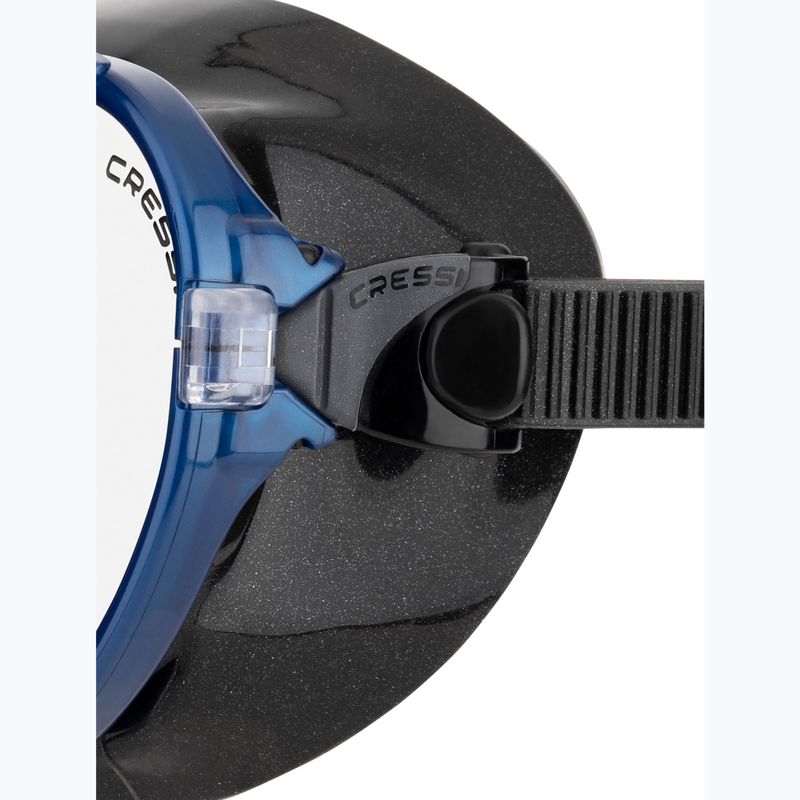 Cressi Ocean Tauchmaske schwarz/blau 4