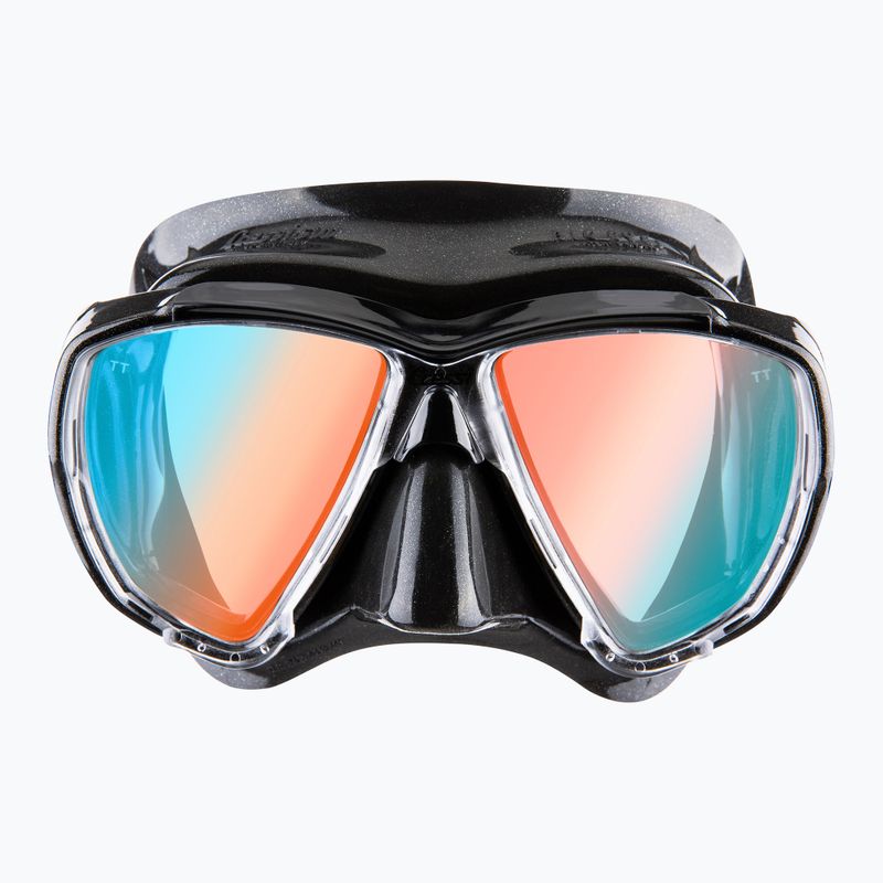 Cressi Big Eyes blau/orange/klar/azurblau Tauchmaske 2