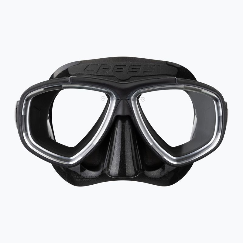 Cressi Prisma Tauchmaske schwarz/schwarz 2