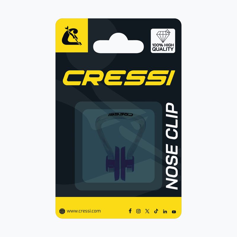 Cressi Komfort-Nasenklammer blau 2