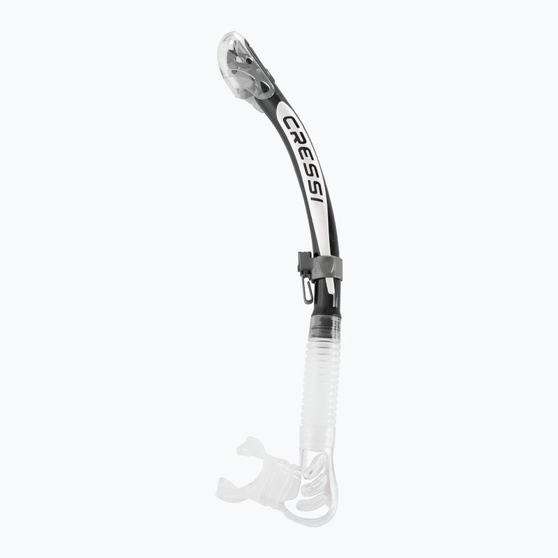 Cressi Alpha Ultra Dry Schnorchel klar/schwarz/weiß
