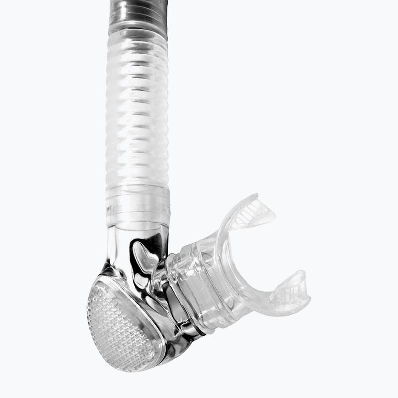 Cressi Alpha Ultra Dry Schnorchel klar/schwarz/weiß 3