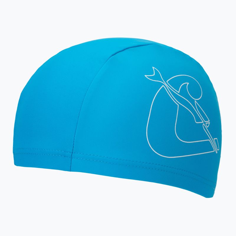 Cressi Tago azurblaue Badekappe für Kinder 2