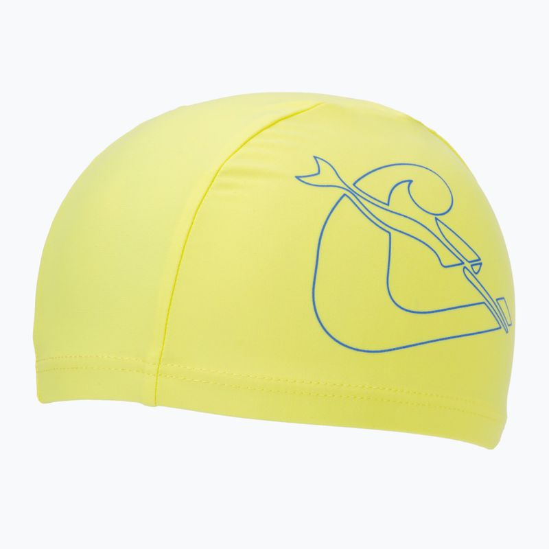 Kinderschwimmkappe Cressi Tago limone/blau 2