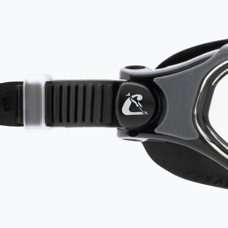 Cressi Clear Eyes Schwimmbrille schwarz/grau 3
