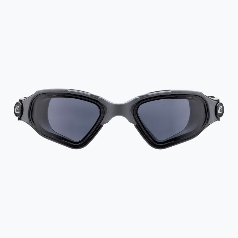 Cressi Clear Eyes Schwimmbrille schwarz/grau smoke 2