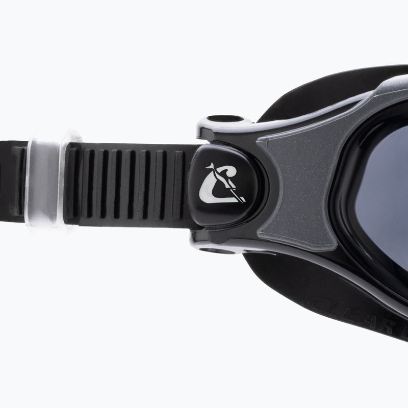 Cressi Clear Eyes Schwimmbrille schwarz/grau smoke 3