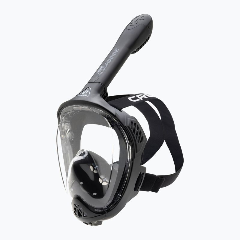 Vollgesichts-Schnorchelmaske Cressi Java Full Face black/black 2