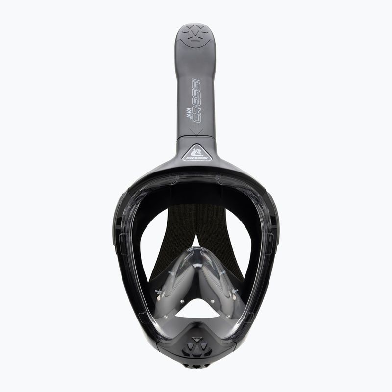 Vollgesichts-Schnorchelmaske Cressi Java Full Face black/black 3
